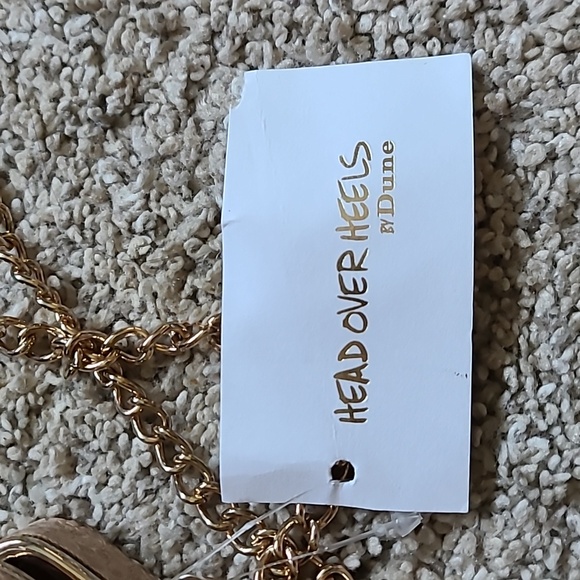 ๐Host Pick๐ Dune London Nude Reptile Print Box Clutch with strap - Picture 8 of 15